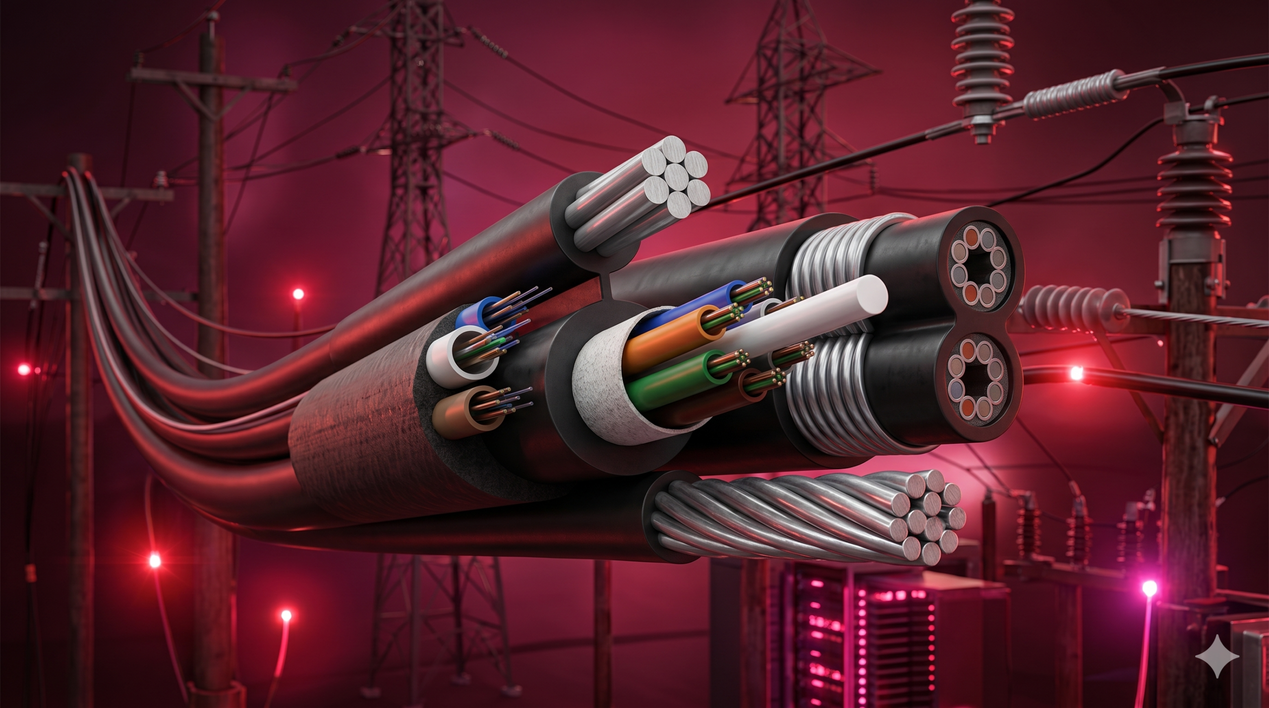 Aerial Fibre Optic Cable